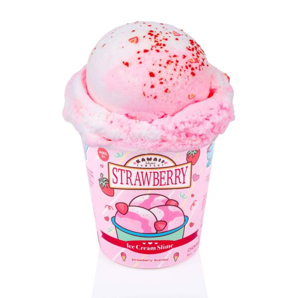 Strawberry Scented Ice Cream Pint Slime